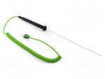 Probe: K-type temperature | -40&divide;800&deg;C | &plusmn;2.2% | <4s