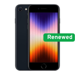 Apple Renewed Grade C | Apple iPhone SE (2020) | Black | 4.7 " | Retina HD | A13 Bionic | 3 GB | 128 GB | iOS