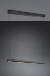 Trio Wallace LED piekarama lampa matt black brushed steel 347910132 4017807660159