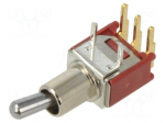 Switch: toggle | Pos: 2 | SPDT | ON-ON | 0.02A/20VAC | 0.02A/20VDC | 200