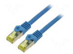 Patch cord | S/FTP | Cat 6a | RJ45 plug,both sides | stranded | Cu | 1m