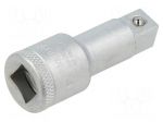 Extension | socket spanner | square | 3/8" | Chrom-vanadium steel