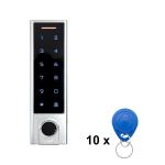 PNI DK350 Access Control Keyboard Package with Wi-Fi, Tuya App and 10 Pieces TEM01 125 KHz 64 bit Tag