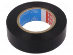 Electrically insulated tape | PVC | W: 19mm | L: 33m | black