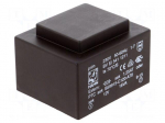 Transformer: encapsulated | 16VA | 230VAC | 12V | 1333mA | Mounting: PCB