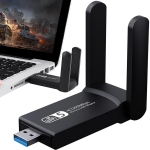 S&uuml;learvutid, s&uuml;learvutid, tarvikud // S&uuml;learvuti tarvikud // Adapter karta sieciowa wifi wi-fi usb 3.0 anteny zewnętrzna 1300mbps 5ghz -e628