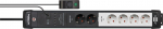 Brennenstuhl 1951560103 power extension 3 m 6 AC outlet(s) Indoor Black, Light grey