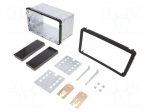 Radio frame | Alfa Romeo | 2 DIN | black