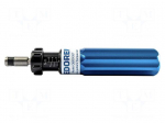 Screwdriver: torque | 184mm | 1/4" | 10&divide;50in/lbs