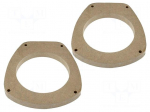 Spacer ring | MDF | 130mm | Honda | impregnated,varnished