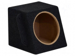Car loudspeaker enclosure | MDF | black melange | 8l | 200mm | BMW