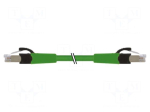 Patch cord | Cat 6a | RJ45 plug,both sides | stranded | Cu | 0.4m | FRNC