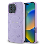 Guess GUHMP16XPSAPSMEU Hardcase Saffiano Peony Classic Logo for iPhone 16 Pro Max 6.9" / purple