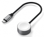 Satechi ST-QCAWM mobile device charger Smartwatch White, Grey USB Wireless charging Indoor