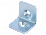 Angle bracket | for profiles | W: 40mm | H: 40mm | L: 40mm | steel