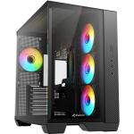 Sharkoon Steel Shark (black, tempered glass x 2)