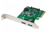 PC extension card: PCI-Express | USB A x2 | USB 3.0