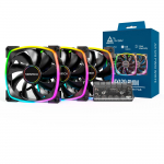 Montech AX120 PWM 120x120x25, case fan (black, pack of 3)