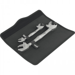 Wera 6006 Joker 2 Set 1 Self-adjusting double open-end wrench, 2-piece wrench