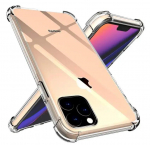 Fusion Anti Shock 1.5 mm Silikona Aizsargapvalks Priek&scaron; Apple iPhone 12 | 12 Pro Caurspīdīgs
