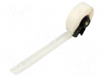 Tape | 6.35mm | 15.24m | white | for printer | self-adhesive | -40&divide;120&deg;C