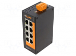 Industrial module: switch Ethernet | unmanaged | 18&divide;30VDC | RJ45