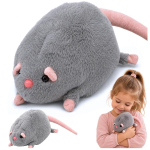 M&auml;nguala | PC | Konsoolid | Tarvikud // M&auml;nguasjad ja m&auml;ngud lastele // Pluszowa Maskotka Przytulanka Szczur Z Długim Ogonem Szary 40 cm
