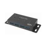 USB-jaotur 4xUSB3.0 aktiivne metallkorpus