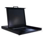 Inter-Tech 48.3cm KVM Konsole 1708 LED (17") Black