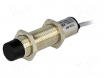 Sensor: inductive | Output conf: PNP / NC | 0&divide;8mm | 10&divide;30VDC | M18