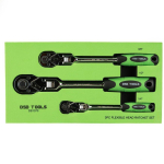 3 TK. PAINDUVATE PEADEGA L&Ouml;&Ouml;KPADRUNITE KOMPLEKT 1/4", 3/8" JA 1/2" &Uuml;HENDUSTELE DS1373