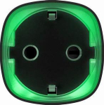 Bezvadu gudrā rozete Socket melna