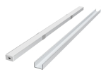 Another product value  LED profilu komplekts  2 m  virsma  anodets  ar opala vaku  turetajiem un vaciniem