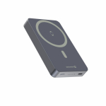 Power bank swissten  Swissten FUSION Power Bank Universāla Ārējas Uzlādes Baterija MagSafe / Apple Watch / 10000 mAh Sudraba (8595217495081)