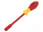 Screwdriver | insulated | hex socket | HEX 7mm | Blade length: 125mm