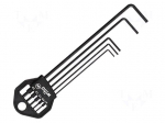Key set | hexagon keys | Chrom-vanadium steel,hardened steel