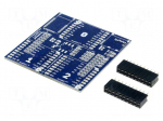 Adapter | pin strips | Features: Modulowo DuoNect | 63x61mm