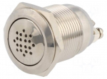 Signaller: sound | 85dB | Illumin: none | IP50 | &Oslash;19mm | 1&divide;10mm | 360mW