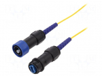 Connector: fiber optic | patchcord | PIN: 1 | bayonet | Buccaneer 4000