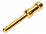 Contact | male | 2.5mm2 | 14AWG | Han E HMC | gold-plated | crimped | 16A