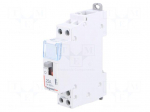 Contactor: 2-pole installation | NO x2 | 230VAC | 25A | DIN | SM400