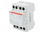 Contactor: 4-pole installation | NC + NO x3 | 24VAC | 24VDC | 40A | DIN