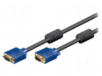 Cable | D-Sub 15pin HD plug,D-Sub 15pin HD socket | 3m