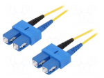 Fiber patch cord | OS2 | both sides,SC/UPC | 2m | LSZH | yellow