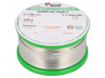 Soldering wire | Sn99Ag0,3Cu0,7 | 1.5mm | 250g | lead free | 216&divide;227&deg;C