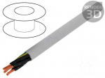 Wire | JZ-500-PUR | 5G1mm2 | unshielded | 300/500V | PUR | Cu | stranded