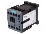 Contactor: 4-pole | NC x2 + NO x2 | 24VAC | 10A | DIN,on panel | 3RH20