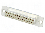 D-Sub | PIN: 25 | plug | female | soldering | Type: turned contacts