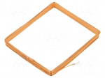 RFID antenna | 125kHz | Body dim: 45x51x4mm | Usable dim: 42x48x4mm