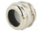 Cable gland | M50 | 1,5 | IP68 | Mat: brass | Body plating: nickel